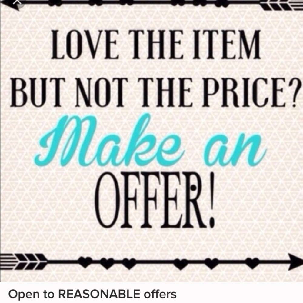 Reasonable offers accepted. Bundle to save more $